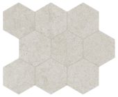 Lithoform 4" Hex Crosscut Dunes | Qualis Ceramica | Luxury Tile and Vinyl at affordable prices