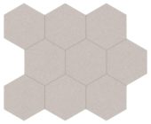 Serena 4" Hex Crater | Qualis Ceramica | Luxury Tile and Vinyl at affordable prices
