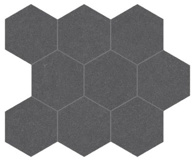 Serena 4″ Hex Flint