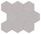 Serena 4" Hex Shale | Qualis Ceramica | Luxury Tile and Vinyl at affordable prices