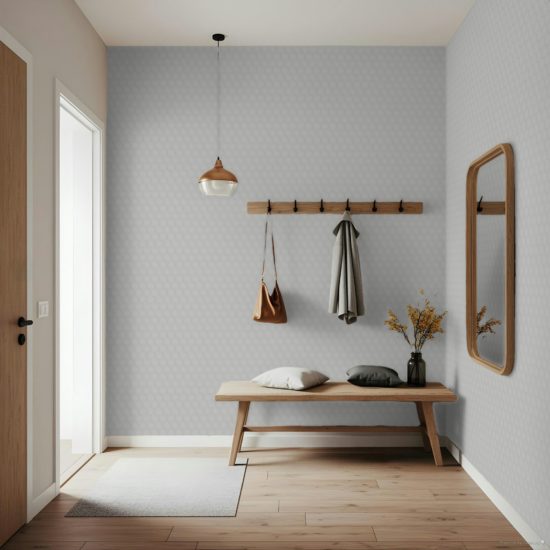 1" Loft Grey Matte Hex Mosaic | Qualis Ceramica | Luxury Tile and Vinyl at affordable prices
