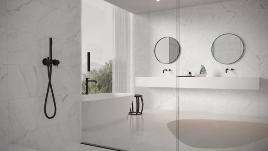Altezza 13x13 Carrara | Qualis Ceramica | Luxury Tile and Vinyl at affordable prices