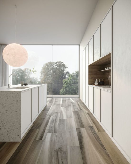 Amaya 8x48 Walnut | Qualis Ceramica | Luxury Tile and Vinyl at affordable prices