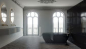 Aspen 4x24 Grey Ridge | Qualis Ceramica | Luxury Tile and Vinyl at affordable prices