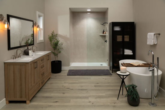 Drift Sand Gloss Shower Wall Kit 36x60x94