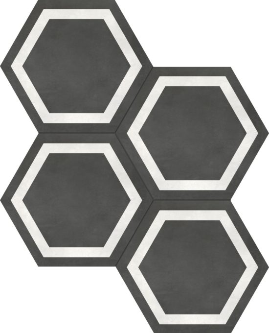 Form 7" Hexagon Frame Graphite
