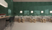 Geometra 3x12 Emerald Divide | Qualis Ceramica | Luxury Tile and Vinyl at affordable prices