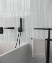 Geometra 3x12 Silver Divide | Qualis Ceramica | Luxury Tile and Vinyl at affordable prices