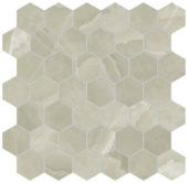 Lustra 2" Hex Onyx Sage Honed | Qualis Ceramica | Luxury Tile and Vinyl at affordable prices