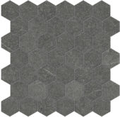 Mjork 2 Hex Carbon | Qualis Ceramica | Luxury Tile and Vinyl at affordable prices