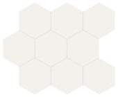 Monoforma 4" Hex Moonlight Silk | Qualis Ceramica | Luxury Tile and Vinyl at affordable prices