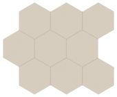 Monoforma 4" Hex Oasis Silk | Qualis Ceramica | Luxury Tile and Vinyl at affordable prices
