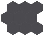 Monoforma 4" Hex Shilhouette Silk | Qualis Ceramica | Luxury Tile and Vinyl at affordable prices