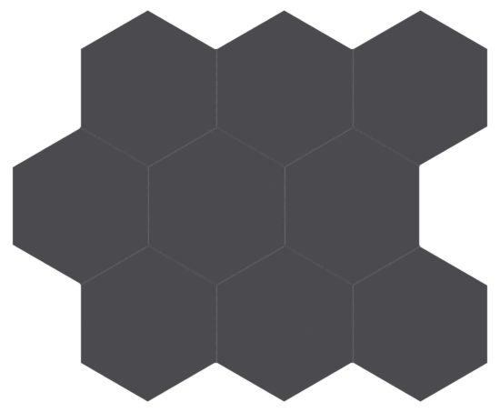 Monoforma 4" Hex Shilhouette Silk