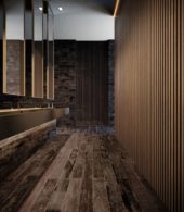 Muskoka 6x36 Charred | Qualis Ceramica | Luxury Tile and Vinyl at affordable prices