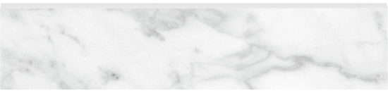 Plata 3×12 Carrara Abisso Bullnose Polished