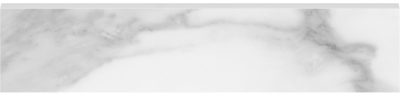 Plata 3×12 Statuario Brina Bullnose Matte