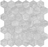 Plata Perla Grigia 2 Hexagon Matte | Qualis Ceramica | Luxury Tile and Vinyl at affordable prices