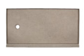 Shower Pan 30x60 Concrete Sand | Qualis Ceramica | Luxury Tile and Vinyl at affordable prices
