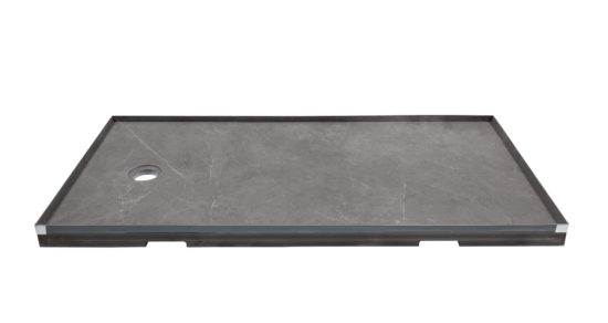 Shower Pan 30x60 Graphite Slate | Qualis Ceramica | Luxury Tile and Vinyl at affordable prices