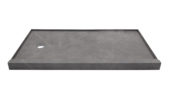 Shower Pan 30x60 Graphite Slate | Qualis Ceramica | Luxury Tile and Vinyl at affordable prices