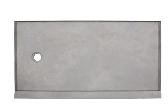 Shower Pan 30x60 Urban Concrete | Qualis Ceramica | Luxury Tile and Vinyl at affordable prices