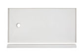 Shower Pan 30x60 Vivid White | Qualis Ceramica | Luxury Tile and Vinyl at affordable prices