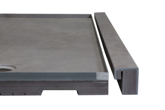 Shower Pan 32x60 Urban Concrete | Qualis Ceramica | Luxury Tile and Vinyl at affordable prices