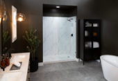 Shower Pan 36x60 Bianco Marble | Qualis Ceramica | Luxury Tile and Vinyl at affordable prices