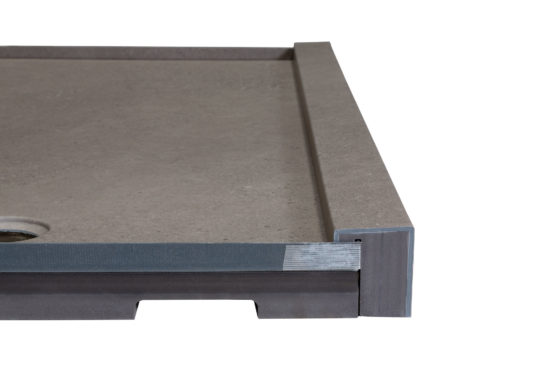 Shower Pan 36x60 Concrete Sand | Qualis Ceramica | Luxury Tile and Vinyl at affordable prices