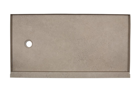 Shower Pan 36x60 Concrete Sand | Qualis Ceramica | Luxury Tile and Vinyl at affordable prices