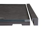 Shower Pan 36x60 Graphite Slate | Qualis Ceramica | Luxury Tile and Vinyl at affordable prices