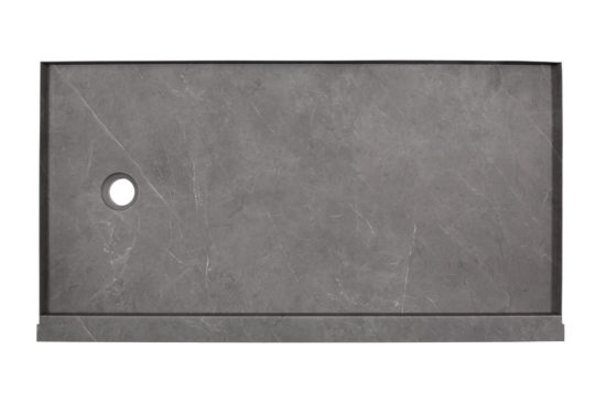 Shower Pan 36x60 Graphite Slate | Qualis Ceramica | Luxury Tile and Vinyl at affordable prices