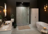 Shower Pan 36x60 Urban Concrete | Qualis Ceramica | Luxury Tile and Vinyl at affordable prices