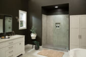 Shower Pan 36x60 Urban Concrete | Qualis Ceramica | Luxury Tile and Vinyl at affordable prices