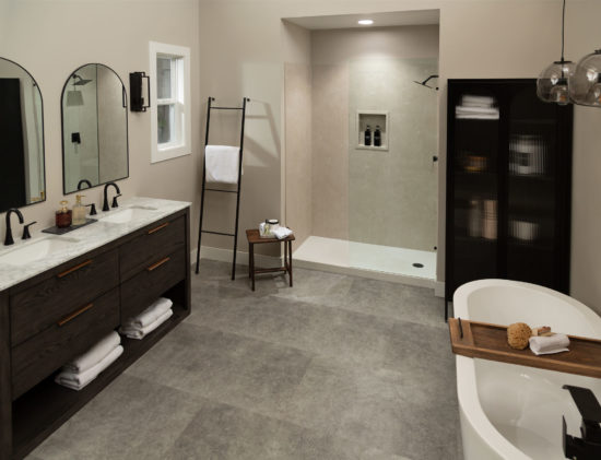 Shower Pan 36x60 Vivid White | Qualis Ceramica | Luxury Tile and Vinyl at affordable prices