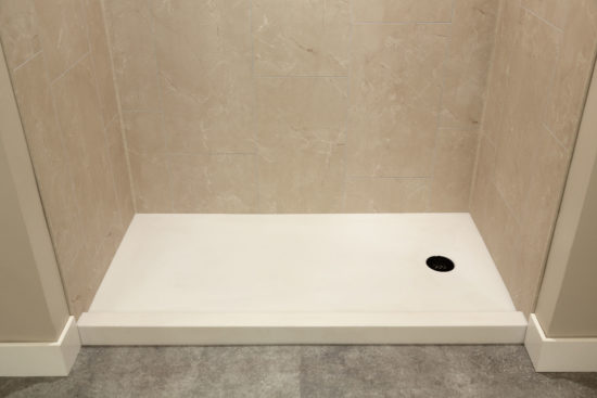 Shower Pan 36x60 Vivid White | Qualis Ceramica | Luxury Tile and Vinyl at affordable prices
