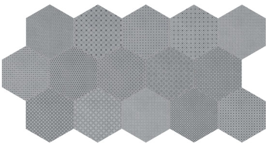 Tapestri 8.5 Cashmere Blend Hexagon | Qualis Ceramica | Luxury Tile and Vinyl at affordable prices