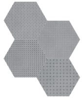 Tapestri 8.5 Cashmere Blend Hexagon | Qualis Ceramica | Luxury Tile and Vinyl at affordable prices