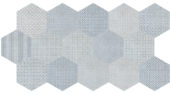 Tapestri 8.5 Denim Blend Hexagon | Qualis Ceramica | Luxury Tile and Vinyl at affordable prices