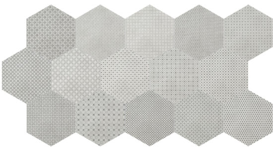 Tapestri 8.5 Wool Blend Hexagon | Qualis Ceramica | Luxury Tile and Vinyl at affordable prices