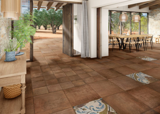 Tuscany 24 x 24 Décor Castle | Qualis Ceramica | Luxury Tile and Vinyl at affordable prices