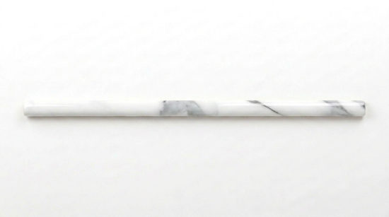 Carrara 0.39X9” Carrara Trim | Qualis Ceramica | Luxury Tile and Vinyl at affordable prices