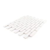 Offset Daisy 1x3 Brick Porcelain Mosaic | Qualis Ceramica | Luxury Tile and Vinyl at affordable prices