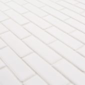 Offset Daisy 1x3 Brick Porcelain Mosaic | Qualis Ceramica | Luxury Tile and Vinyl at affordable prices