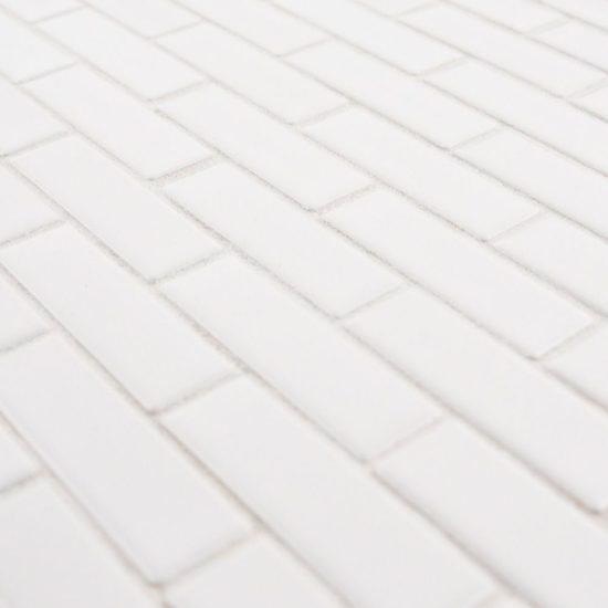 Offset Daisy 1x3 Brick Porcelain Mosaic | Qualis Ceramica | Luxury Tile and Vinyl at affordable prices