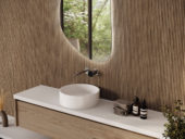 Striata Wood 24x48 Oak | Qualis Ceramica | Luxury Tile and Vinyl at affordable prices