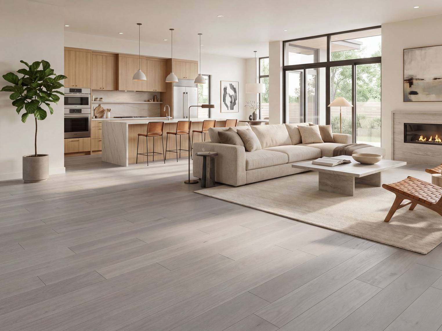 Brazilian Ecowood Light Grey 0 | Qualis Ceramica | Luxury Tile and Vinyl at affordable prices