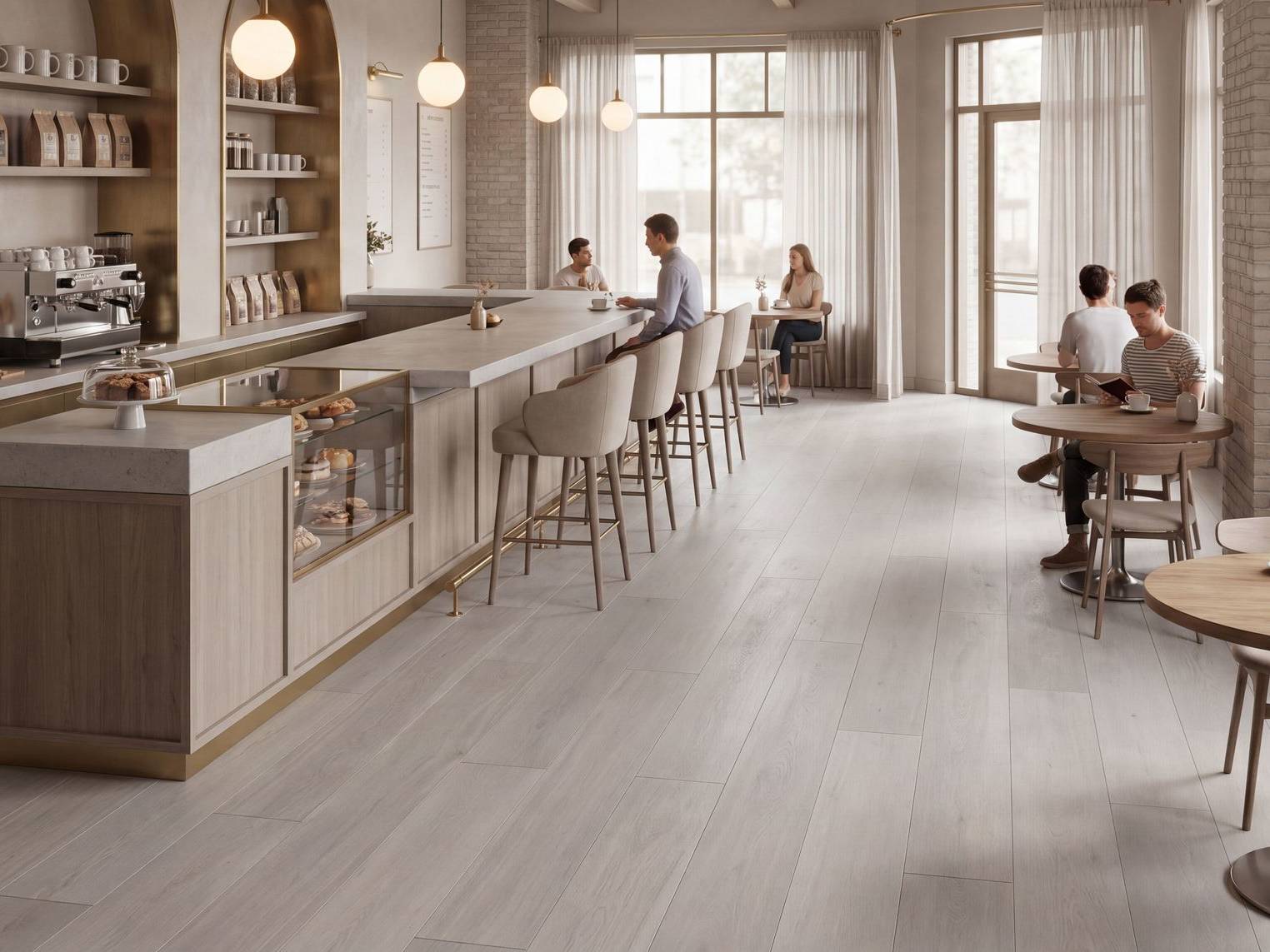 Brazilian Ecowood Light Grey 3 | Qualis Ceramica | Luxury Tile and Vinyl at affordable prices