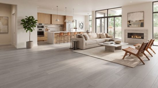 Brazilian Ecowood Oak Light Grey 7" Matte | Qualis Ceramica | Luxury Tile and Vinyl at affordable prices